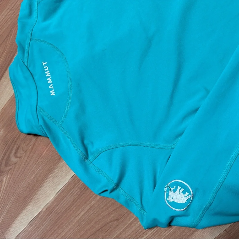 Marmot Teal Quarter-Zip Pullover - Picture 6 of 7